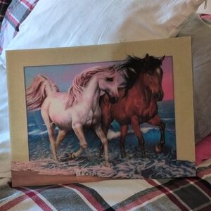 Stunning Horse Art Print with Gold Frame